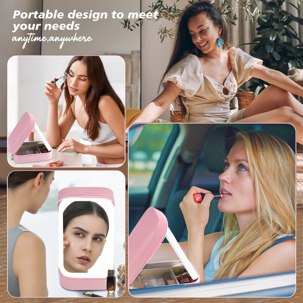 Makeup Mirror Case Organizer