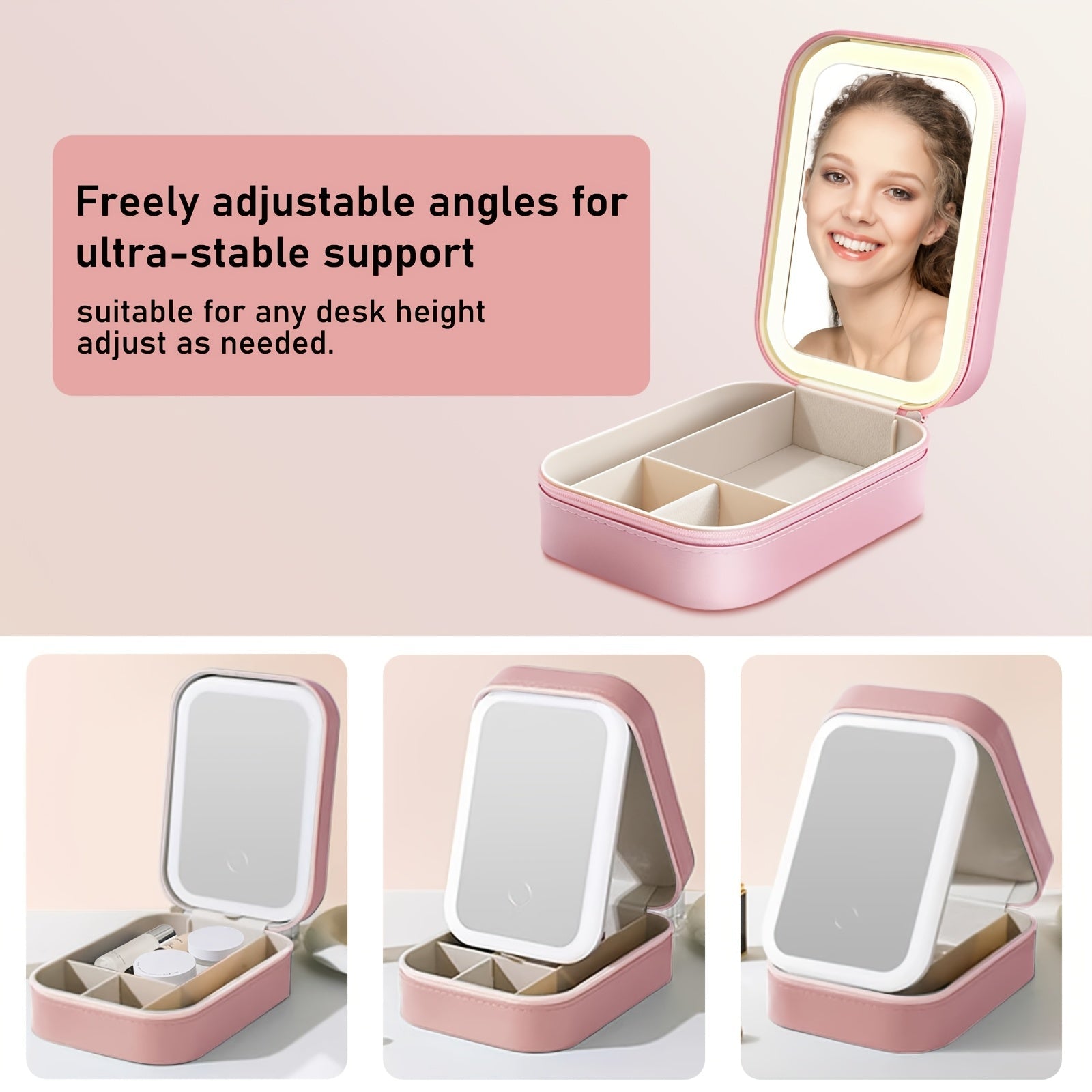 Makeup Mirror Case Organizer