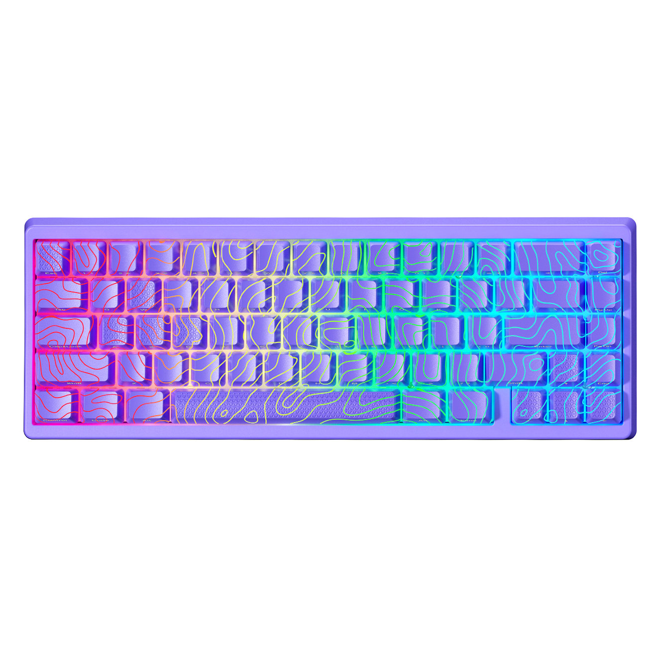XVX M67 JadeStone Mechanical Keyboard With IMD-Tech Keycaps (Interstellar Black)